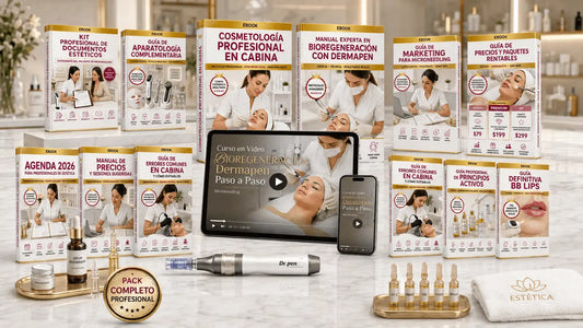 📚 Experta en Bioregeneración con Dermapen (Pack de Ebooks + Curso en video) + 10 Bonos de Regalos 🎁